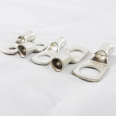 £4.99 • Buy Copper Tube Terminals 35mm Cable Battery Starter Cable Lugs Eyelets Tags Crimp