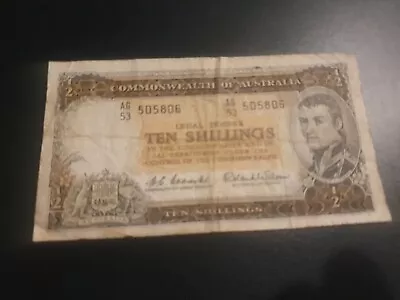 Commonwealth Of Australia 10 Shillings  • £2.86
