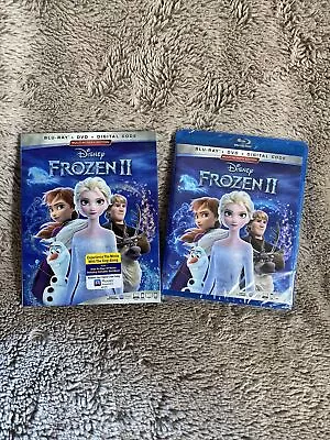 Frozen 2 II Blu-ray + DVD + Digital Code With Slipcover New Elsa And Anna • $11.99