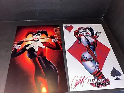 Harley Quinn Art Print Signed By J Scott Campbell 11X17 And Additional Harley • $60