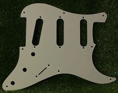 Pickguard For 50s 57 Strat For USA Mex Fender - 1 Ply White 2mm • $23.05