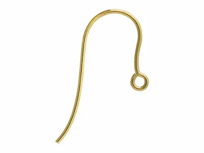 2 X Pairs Of 375 9ct Yellow Gold Hook Earring Jewellery Wires Fasteners Hooks • £35.90