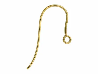 4 X Pairs Of 375 9ct Yellow Gold Hook Earring Jewellery Wires Fasteners Hooks • £59.15