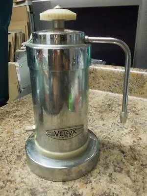Vintage Original Velox A Volt Espresso Maker / Machine - As Is Untested • $49.99