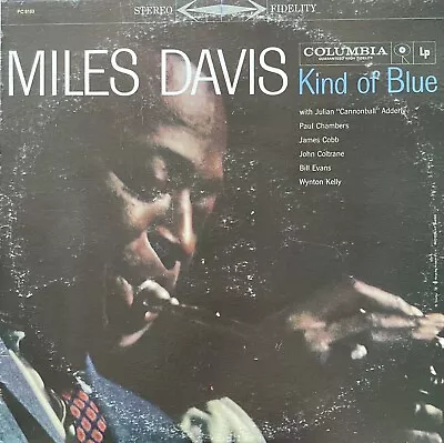 Miles Davis Kind Of Blue Vinyl LP Columbia PC 8163 John Coltrane Bill Evans VG+ • $42.50