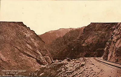 Feather River Canyon On Line Of Western Pacific CA To NV S-376 Orig Vtg Postcard • $8.99