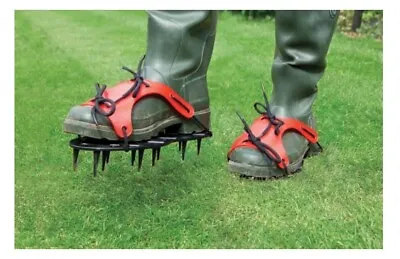 Garden Super Tough Lawn Aerate Spike Shoes - Lawn Penetration Tool • £16.38