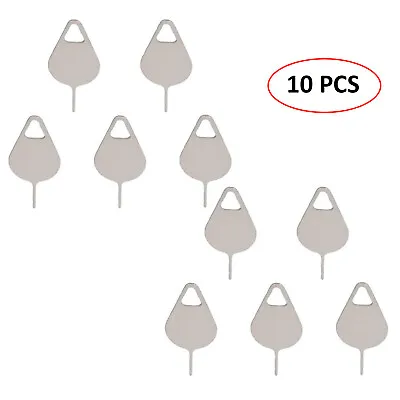 10X Sim Card Tray Removal Ejector Pin Open Tool For IPhone Samsung Mobile Phone • $4.50