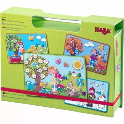 Haba Seasons Magnetic Game Box  With 90 Magnetic Pieces • $19.90