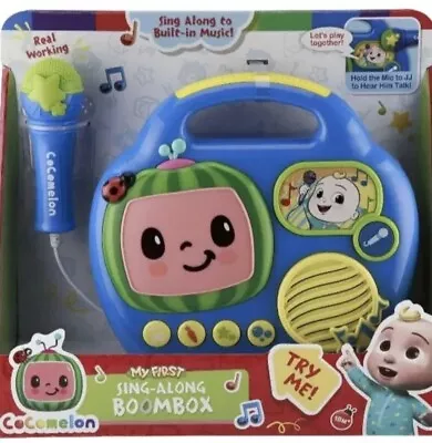 Cocomelon My First Sing-Along Toddler Boombox With Built In Microphone BRAND NEW • $19.99