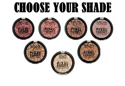 MUA Make Up Academy PIXEL PERFECT - Blusher  Bronzer Highlighter - CHOOSE YOUR • £3.99