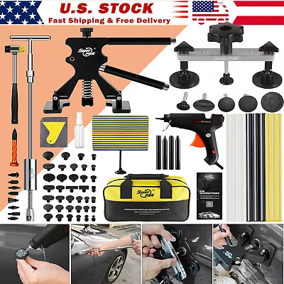 PDR 73PCS Car Dent Puller Repair Paintless Hammer Kit Removal Hail Lifter Tools • $62.99