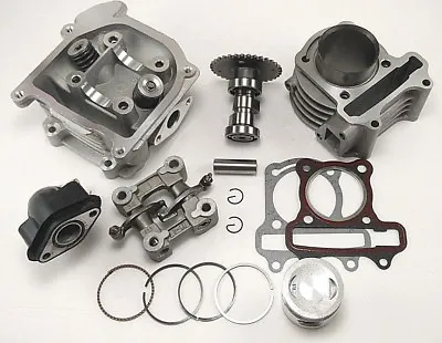 Chinese Scooter 50cc GY6 80cc Big Bore Kit Cylinder 64mm Head Piston Rings Kit   • $74.99