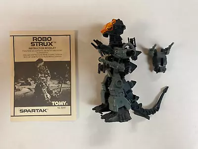 1985 Tomy ROBO STRUX Zoids Motorized Robot SPARTAK Complete W/Manual • $60