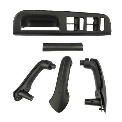 5x Interior Door Grab Handle Cover Switch Bezel For VW Jetta Golf Bora MK4 Black • $28.90
