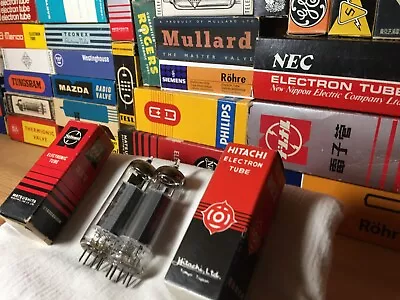 2 NOS Vintage 6BQ5 EL84 Japan Preamp Audio Tubes ~ Matsu/Mullard + Hitachi • $120