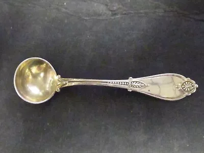 Sterling Whiting Copy 1871 ARMOR SALT SPOON 9Gr Gold Wash Bowl 3 3/8  • $35