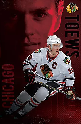 Jonathan Toews RED HOT Chicago Blackhawks NHL Hockey Action 22x34 Wall POSTER • $17.99