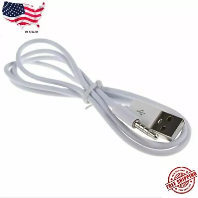 3.5mm AUX Audio To USB 2.0 Male Charge Cable Adapter Cord For Car MP3  • $3.99