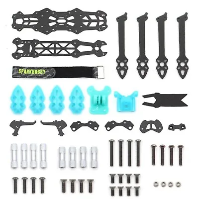 LANNRC Mark4 5inch FPV Carbon Fiber Frame 225mm Wheelbase 5mm For RC Drone T9J9 • £24.69