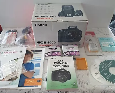 Canon EOS 650D Camera Box With Various Canon Accessories No Canon Camera • $39.95