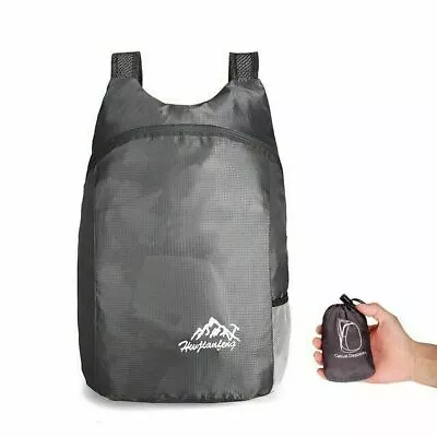 Outdoor Sports Foldable 15L Lightweight Packable Backpack Travel Daypack Bag • $5.89