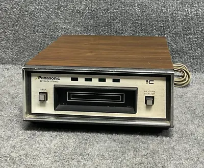 Panasonic 8-Track Component Stereo Player RS-804US • $80.02