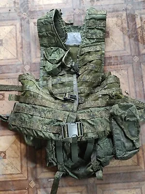 Original Russian Army Load Carrying Vest 6SH117 (6Ш117) - MOLLE Pouches Buttpack • $229
