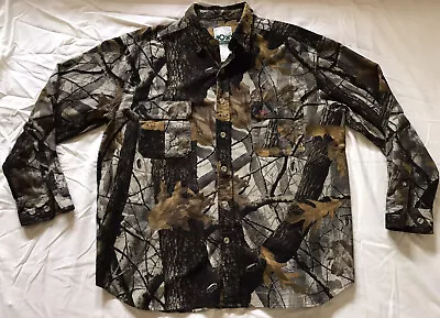 10X Mens Multicolor Realtree Mens XL Long Sleeve Hunting Camo Button Up Shirt • $20