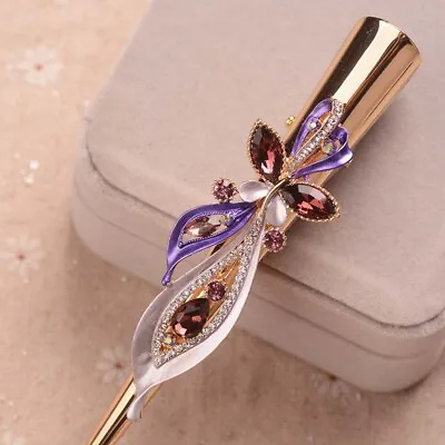 Alligator New Large Beak Duck Metal Hair Clip Claw Jaw Crystal Flower Butterfly • $14.29