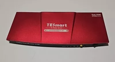 TESmart Dual Monitor 4K 4-Port HDMI KVM Switch • $40