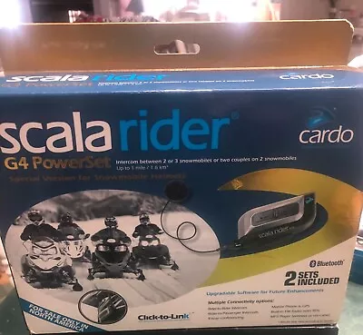 “Cardo” Scala Rider G4 PowerSet • $175