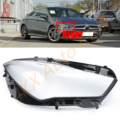 For Mercedes W118 CLA 2020-2022 N Right Front Headlight Lens Shell + Seal Glue • $203.81