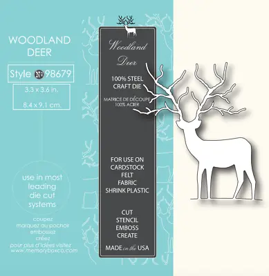 Memory Box Die 98679 Woodland Deer • $11.99