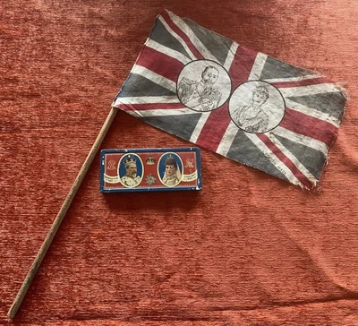 £20 • Buy 1902 Coronation Tin With Chocolate & Flag