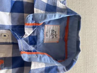 Mini Boden Checked Shirt Boys 5-6years • £3.50