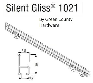 Campervan / Motorhome Silent Gliss Curtain Track 1.8 Mtr Face Fix Complete Kit • $50.77