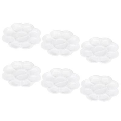 £5.20 • Buy 10 Wells Paint Tray Palette Painting Pallet Holder Flower Shape 4.5 , White 6pcs