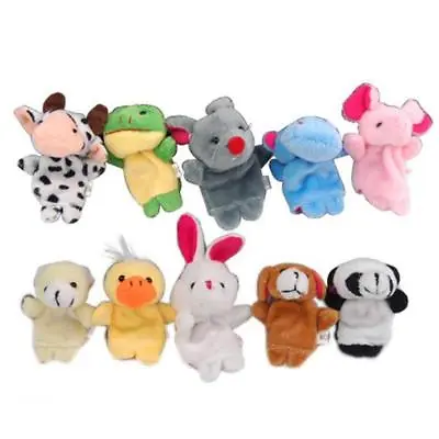 £2.95 • Buy Farm Zoo Animal Finger Puppets Toys Boys Girls Babys Party Bag Filler 