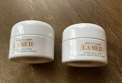 Lot Of 2 La Mer Moisturizing Cream 3.5 Ml Sample Size New .12 Oz Travel • $17.99
