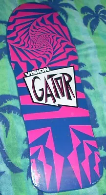 New VISION Gator 2 Mark Rogowski Skateboard Deck Reissue Blue Pink Color • $139.99