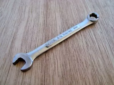 VINTAGE S-K WAYNE 8308 8mm COMBINATION WRENCH SK / 6 POINT / 4  LONG / USA MADE • $5.95