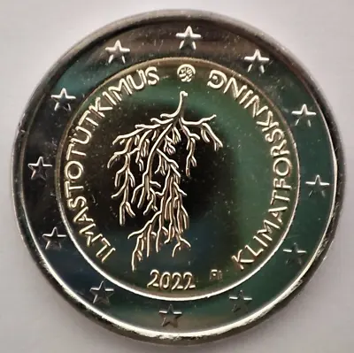 Finland 2 Euro Coin 2022  Climate Research In Finland  UNC • $6.49