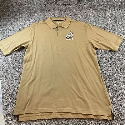 Ecko Polo Shirt Mens 2XL XXL Brown Short Sleeve Casual Cotton • $18.80