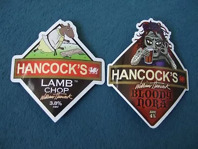 £5.99 • Buy Hancock's Beer Pump Clips Bloody Nora And Lamb Chop Welsh Brewery