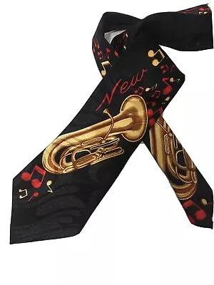 Steven Harris Jazz Saxophone Handmade Tie Music Band Polyester • $6.04