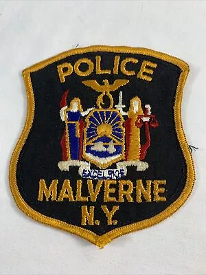 Malverne NY Police Department Patch • $7.50