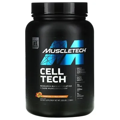 MuscleTech Cell-Tech Tropical Citrus Punch - 1360g • $61.33