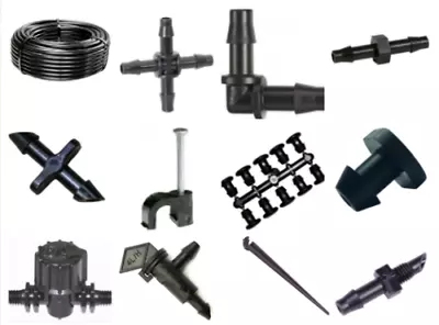 £6.57 • Buy 4mm Antelco Micro Irrigation Fitting Pipe Barbed Garden Watering Connector Valve