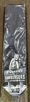 RARE 2011 Original McDonalds Speedee Service Black& White Necktie NEW In Package • $23.45